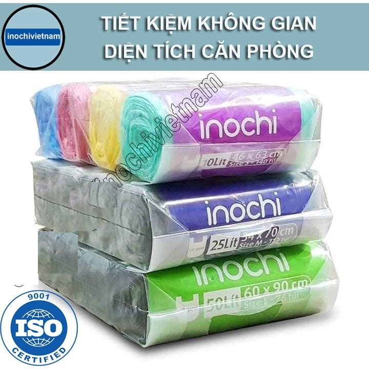 Túi Rác Tự Huỷ - tiện dụng Soji Dạng Cuộn Màu Đen giúp nhà trở nên gọn gàng sạch sẽ