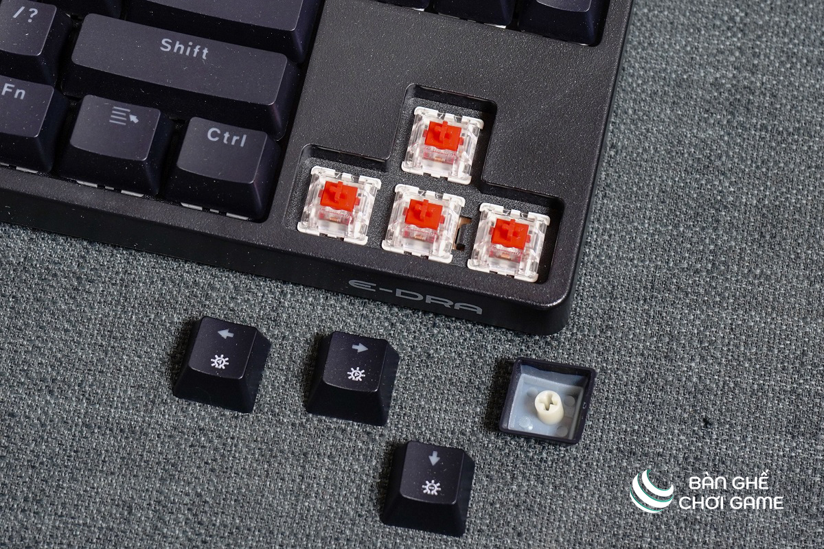 Bàn phím cơ E-Dra EK387L TKL Rainbow Huano Switch - Hàng chính hãng