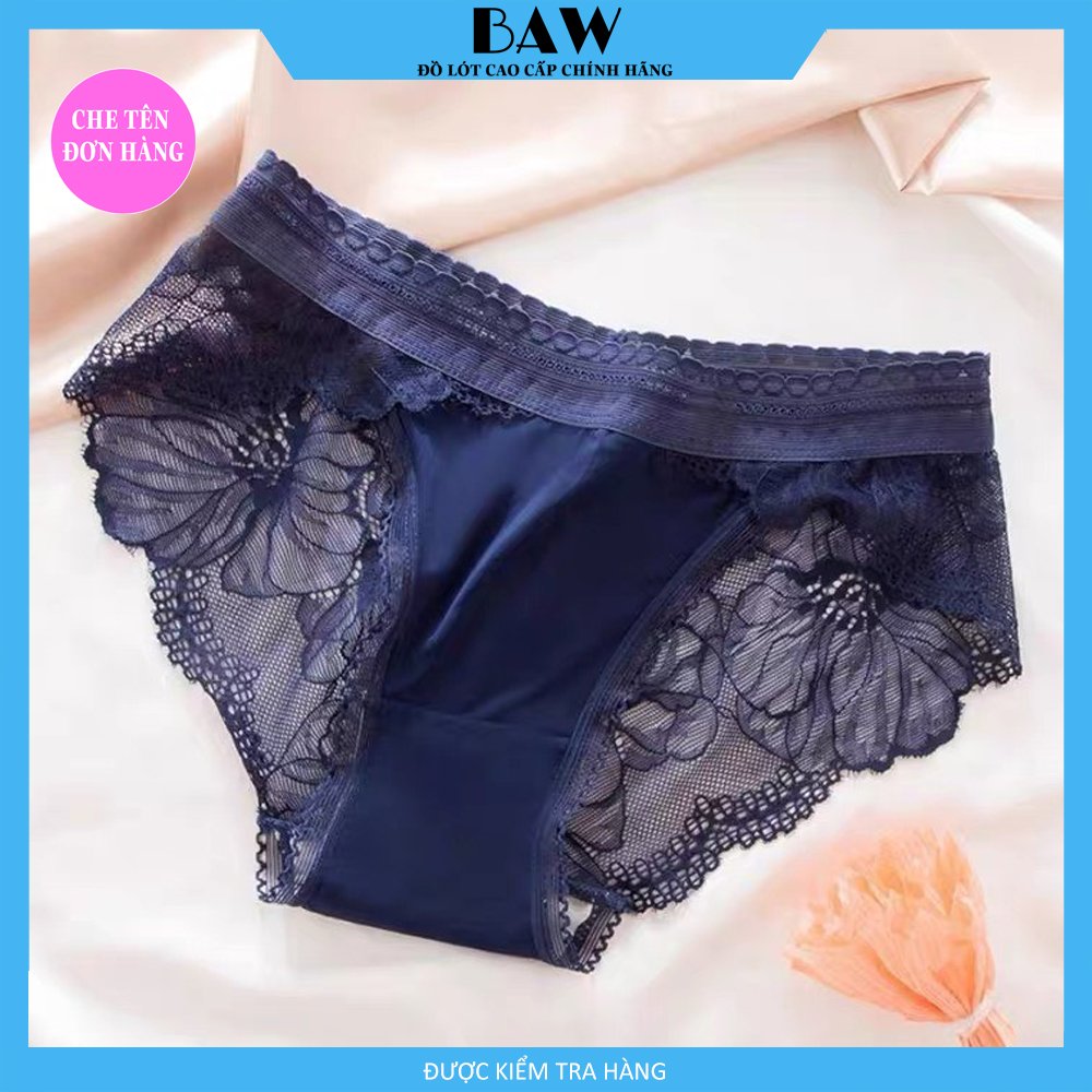 Bộ 5 Quần Lót Đúc Su Ren, chất Su phối ren thoáng mát thương hiệu BAW QLN013