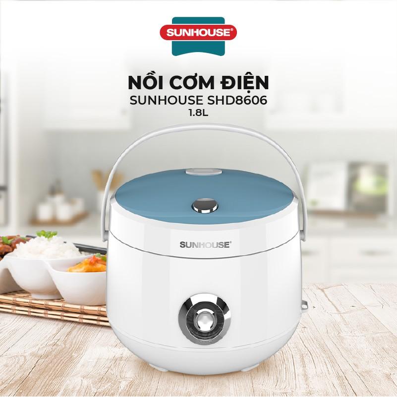 [Hàng Chính Hãng] Nồi cơm điện SUNHOUSE 1.8L SHD8606