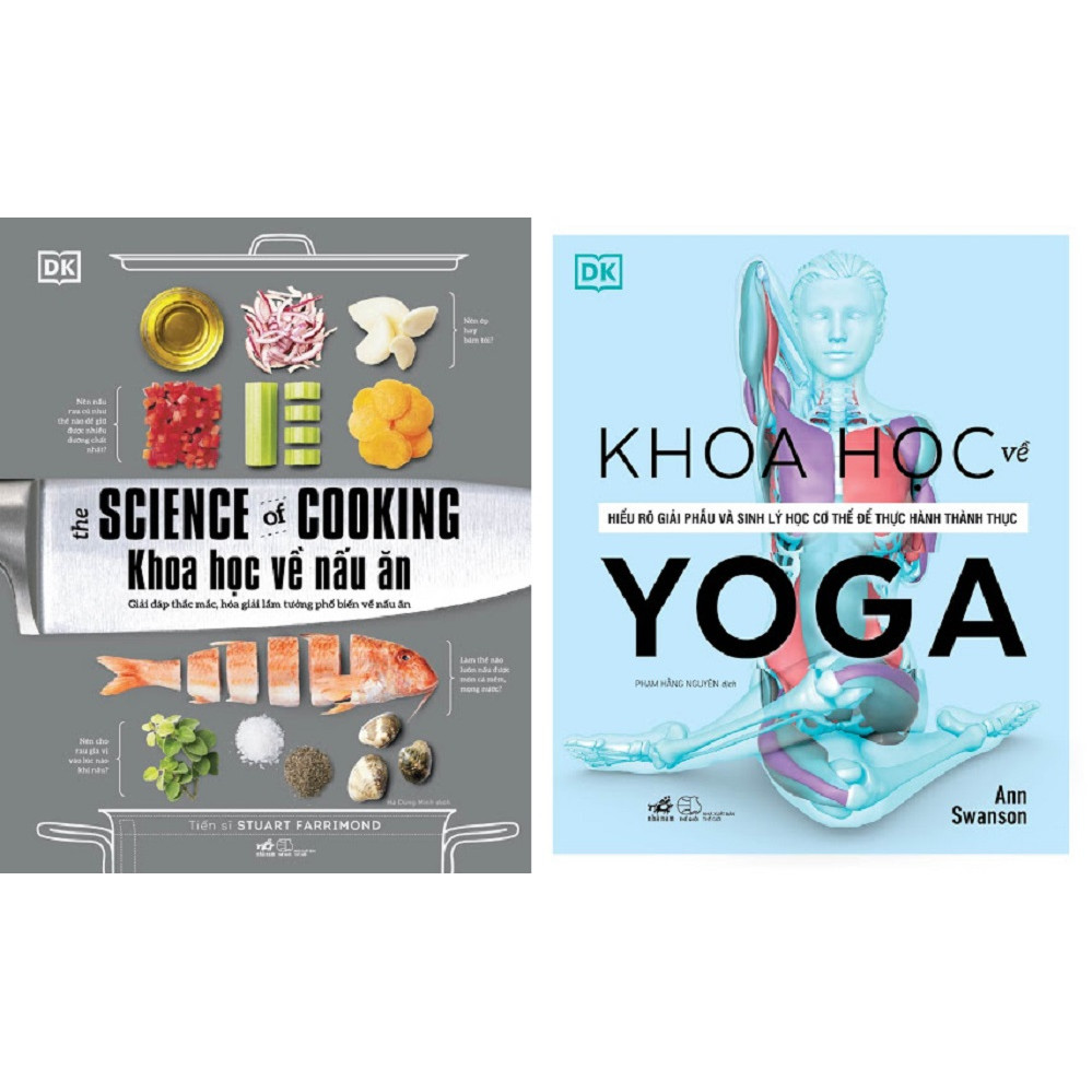 Combo Sách - Khoa Học Về Nấu Ăn  Khoa Học Về Yoga