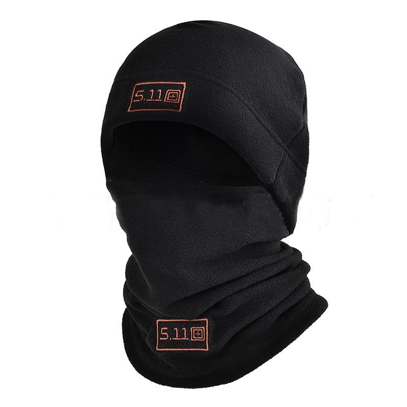 Mũ năm mùa đông và khăn quàng cổ Set Heat Head Ve Color: Khaki
