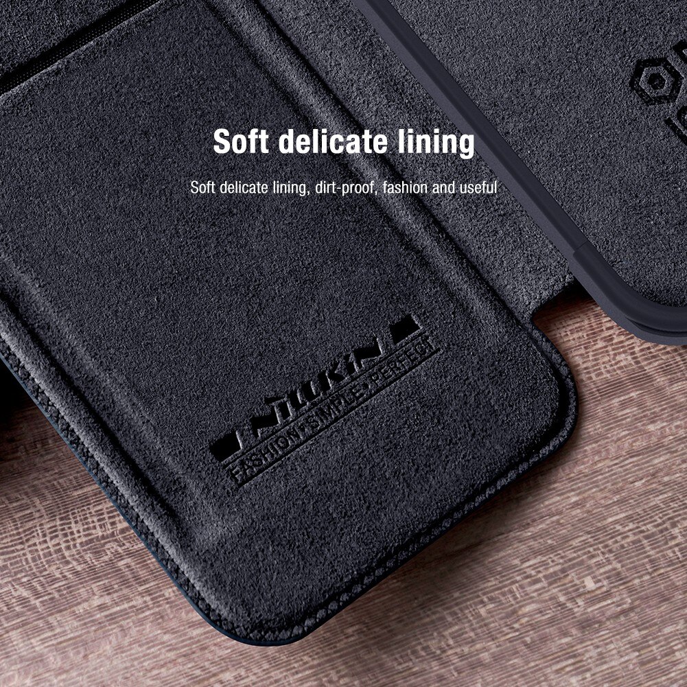 Bao da dành cho iPhone 14 Pro Nillkin Qin chính hãng- hàng chính hãng