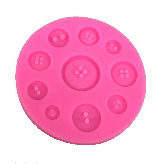 Khuôn rau câu silicon 3D mẫu Cúc Áo