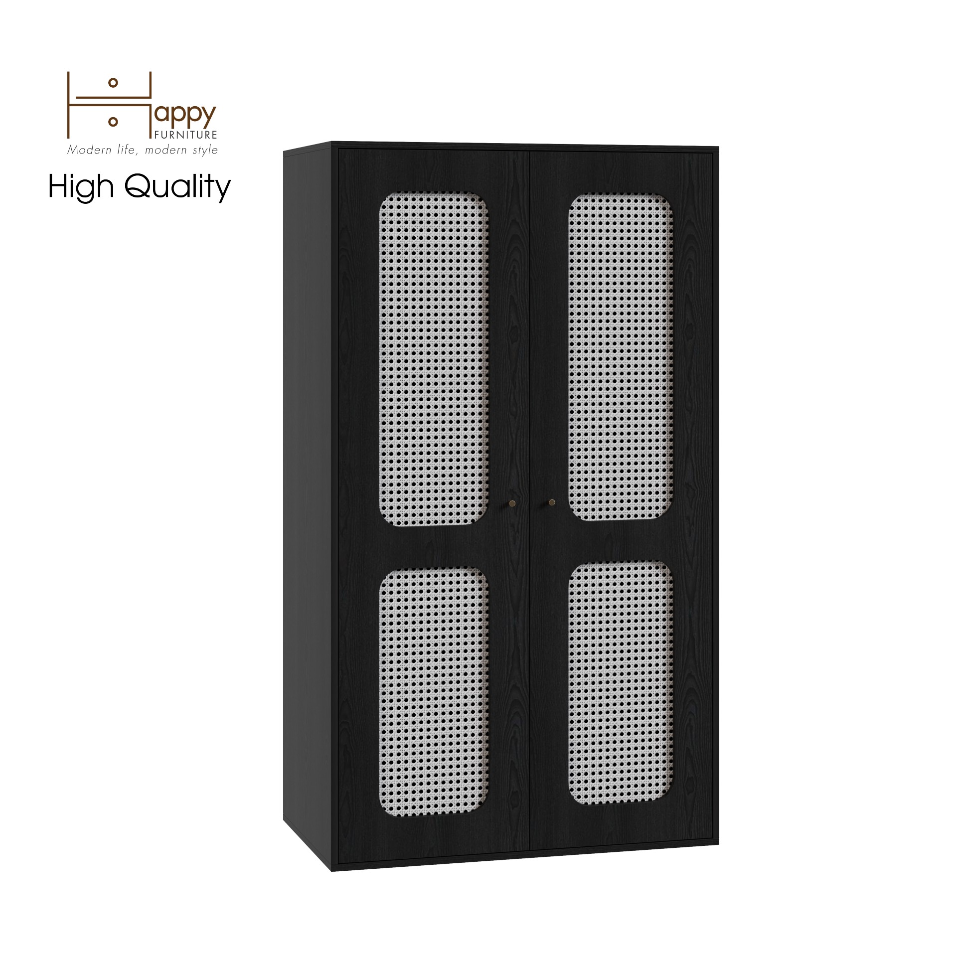 [Happy Home Furniture] MEYDAN, Tủ quần áo cửa mở , 100cm x 58cm x 176cm ( DxRxC), TCM_050