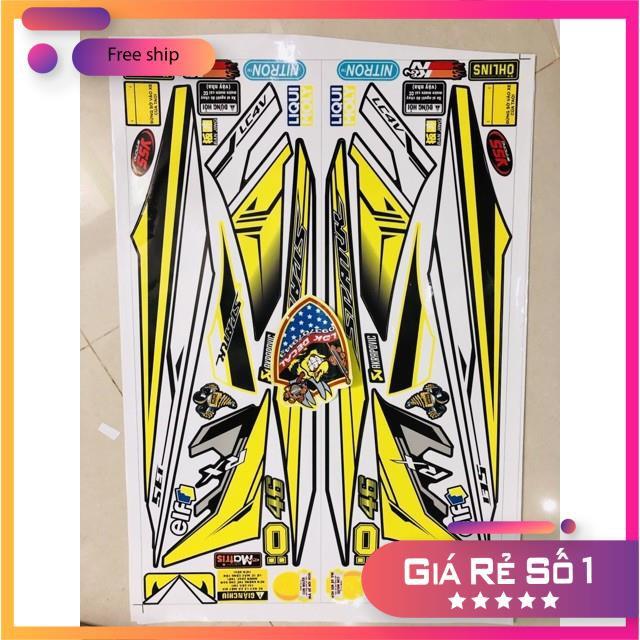 Tem rời dành cho Exciter 2009 Rx vàng đen