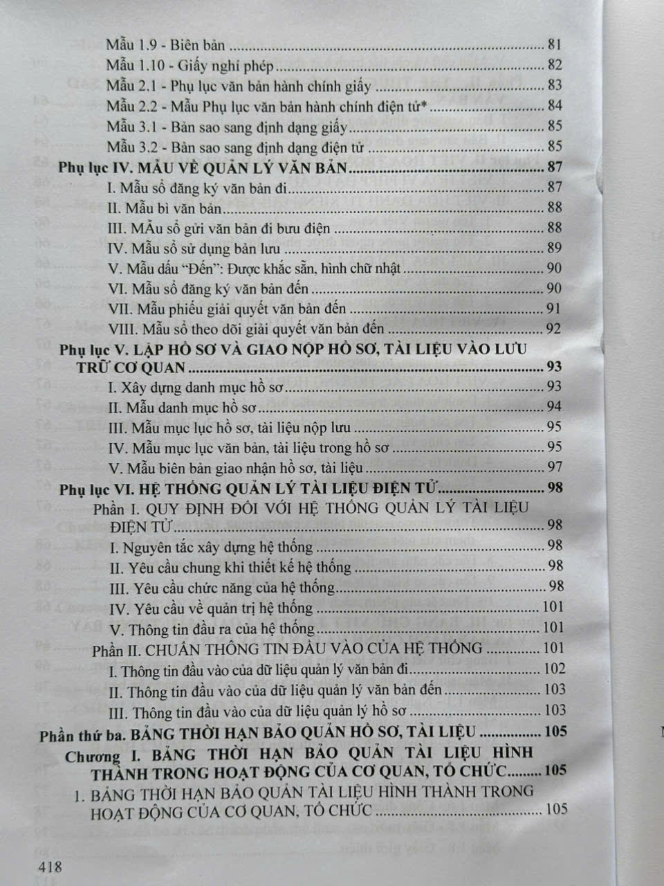 Sách Luật Lưu Trữ – Công Tác Văn Thư, Lưu Trữ, Thời Hạn Bảo Quản Hồ Sơ, Tài Liệu Trong Hoạt Động Của Cơ Quan, Tổ Chức, Đơn Vị (V2515T)