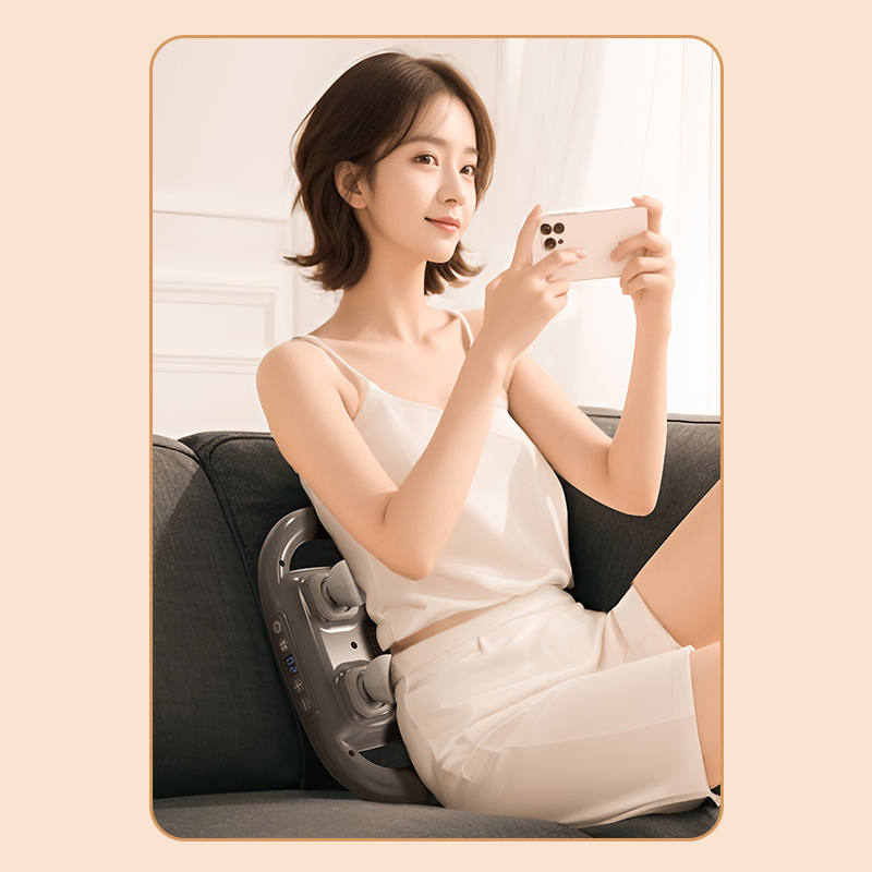 Máy massage đấm lưng và giãn cơ toàn thân 6 đầu Nikio NK-272 Pro - 9 chế độ, 20 cấp tốc độ mát xa