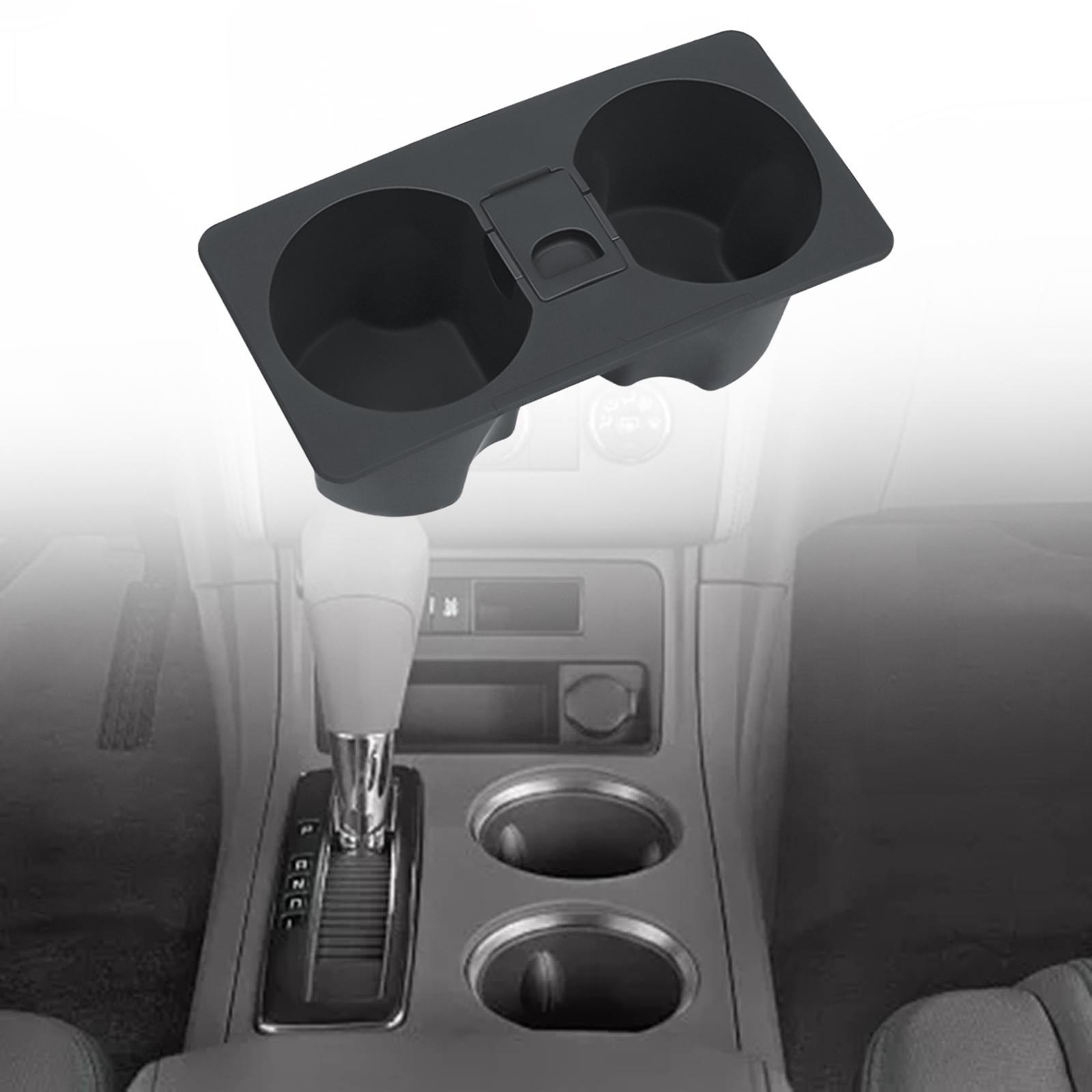 Console Cup Holder Insert Organizer Drinks Bottle Storage Mount Central Control Easy to Install for Y