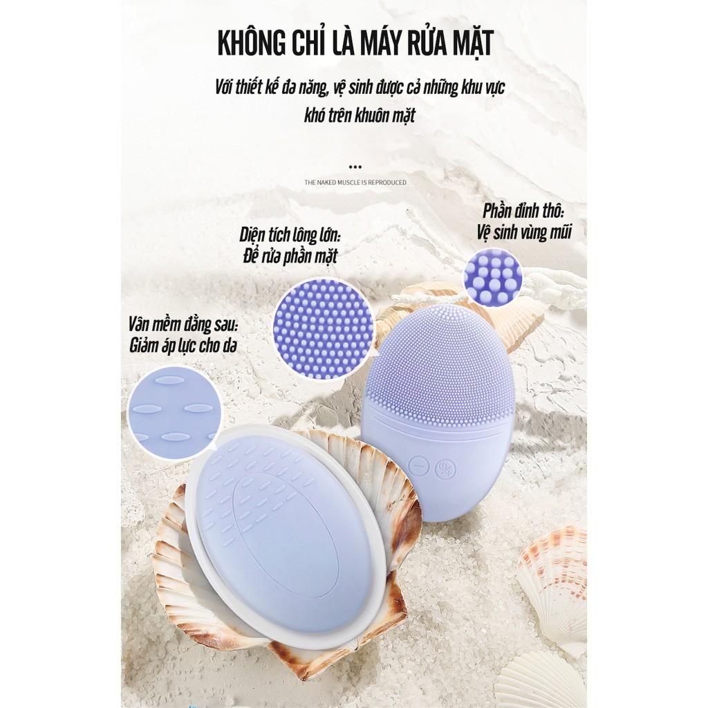 Máy rửa mặt massage KSKIN KD303 làm sạch da, trẻ hóa da bằng công nghệ sóng siêu âm