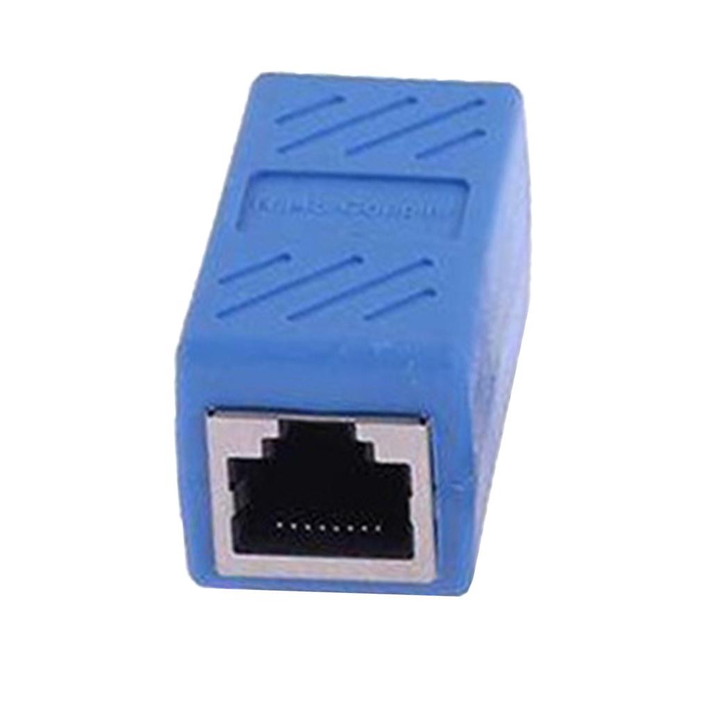 Coupler Inline CAT5E Coupler LAN Cable Connector Female To Female
