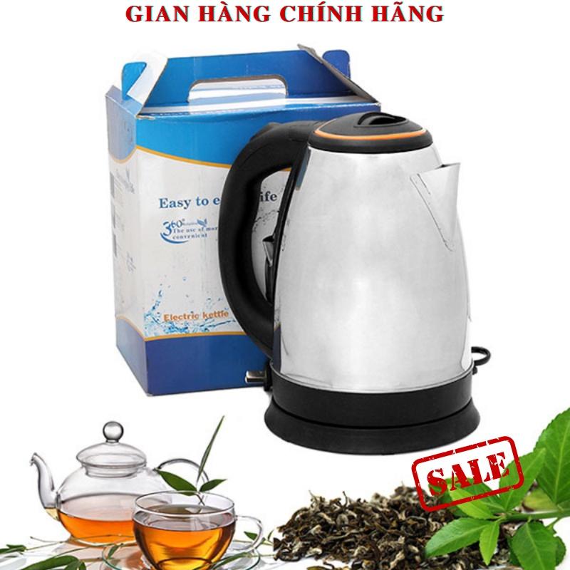 Ấm Siêu Tốc Đun Nước Electric Kettle Dung Tích 1.8 Lít - Nồi Siêu Tốc Hàng Chính Hãng sản xuất và lắp ráp tại Việt Nam