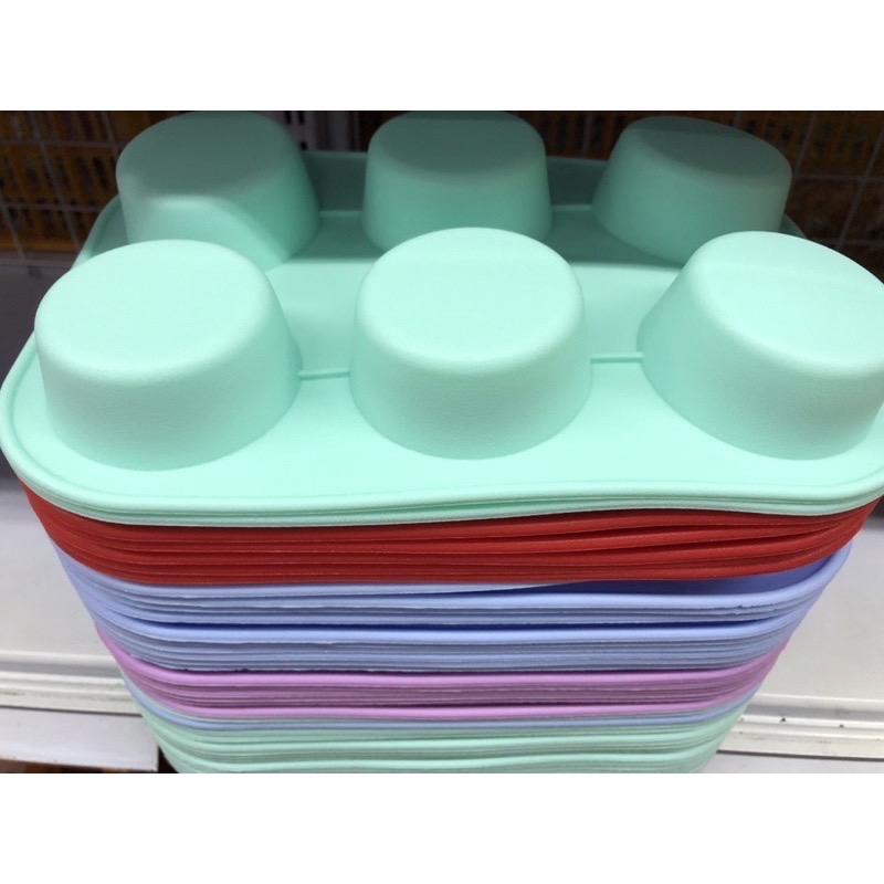 Khuôn cupcake silicon 6/12 ô