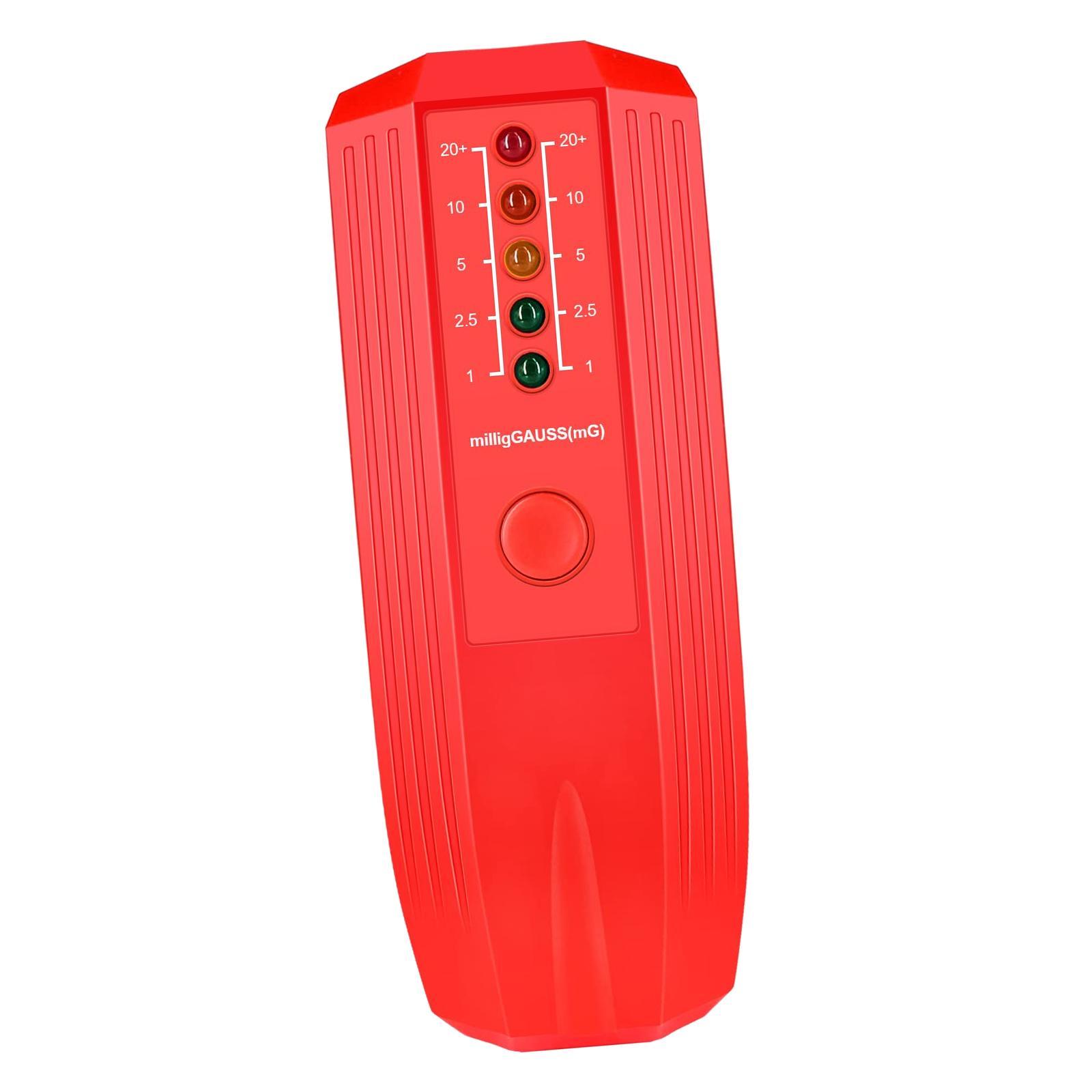 EMF Tester Testing Tool Portable Digital EMF Monitor with LED Indicator Light for Household Measuring Equipment Office Electromagnetic Field