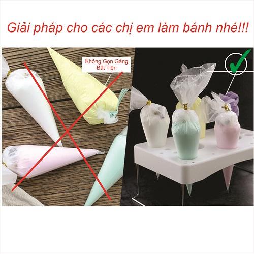 Kệ đặt túi bơm bắt bông kem - KEDATTUI01