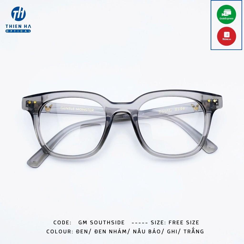 Gọng kính vuông thời trang nam nữ THIÊN HÀ OPTICAL unisex nhựa nhẹ,dáng vuông, gọng to nhiều màu GMT01