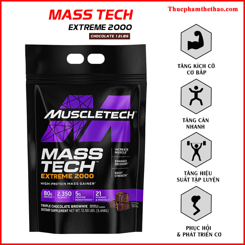 Sữa tăng cân MuscleTech #1 Premium Mass Gainer 12lbs (5.44kg)