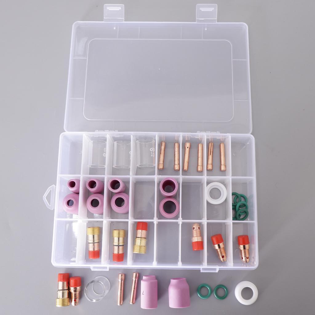 40 Pieces Consumables Assembly Kit For WP17 18 26 TIG Welding Torch