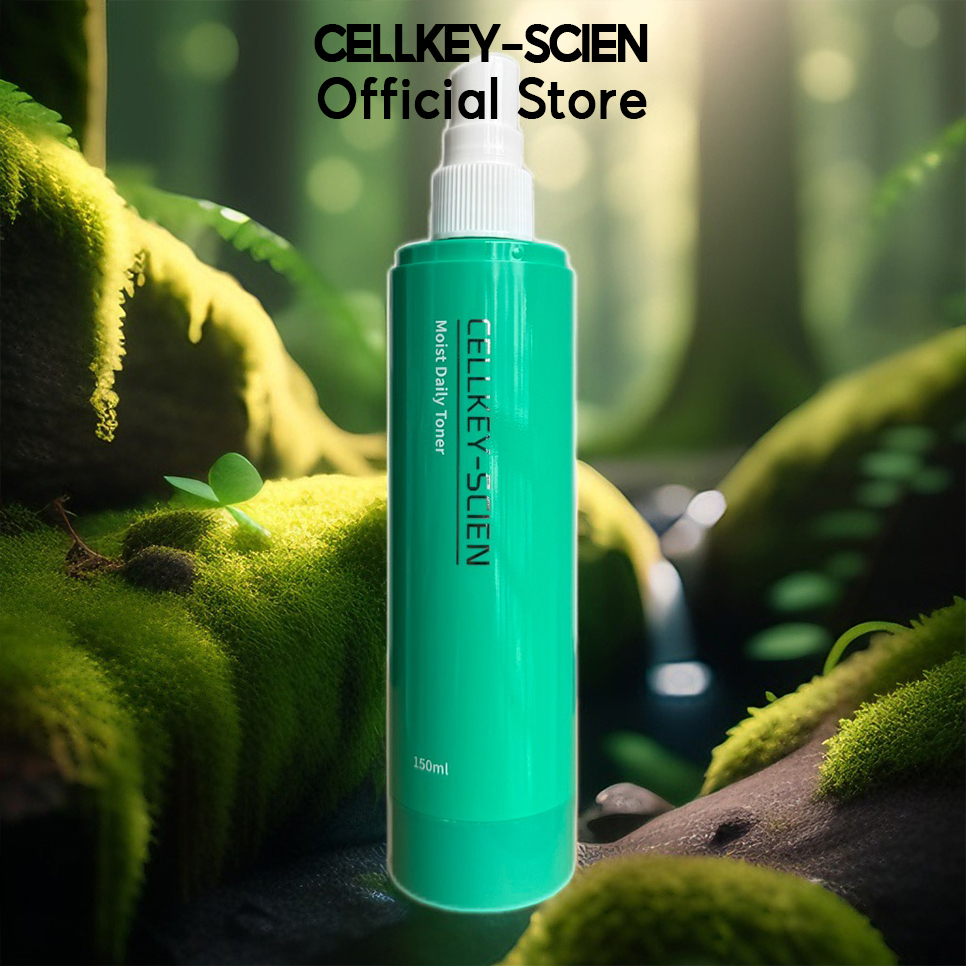 Nước Hoa Hồng Cấp Ẩm Kiềm Dầu Dưỡng Trắng Xóa Nhăn Cellkey-Scien Moist Daily Toner (150ml)