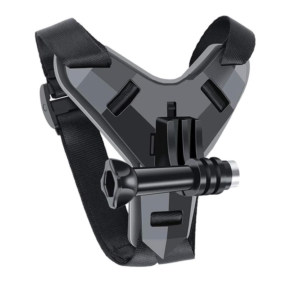 Mũ Bảo Hiểm Cằm Gắn Dây Đeo Cho GoPro Hero 9 8 7 5 SJCAM Xe Máy Cằm Chân Đế Camera Hành Động Phụ Kiện Go Pro Hero 9