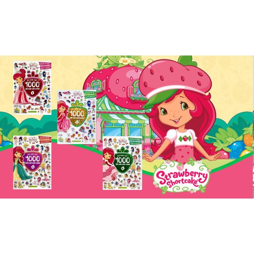 Cô Bé Bánh Dâu - BST 1000 Đề Can Lấp Lánh Quyển 1 - Bản Quyền