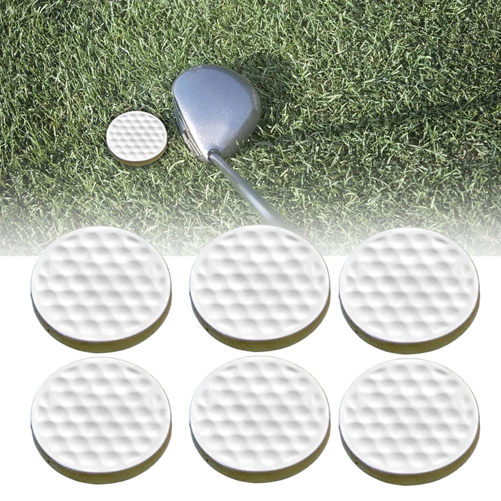 6x Golf Practice Ball Soft Sports Golf Balls Golf Swing Trainer for Putting Practice Driving Range Golf Equipment Men Women Golfer Gift
