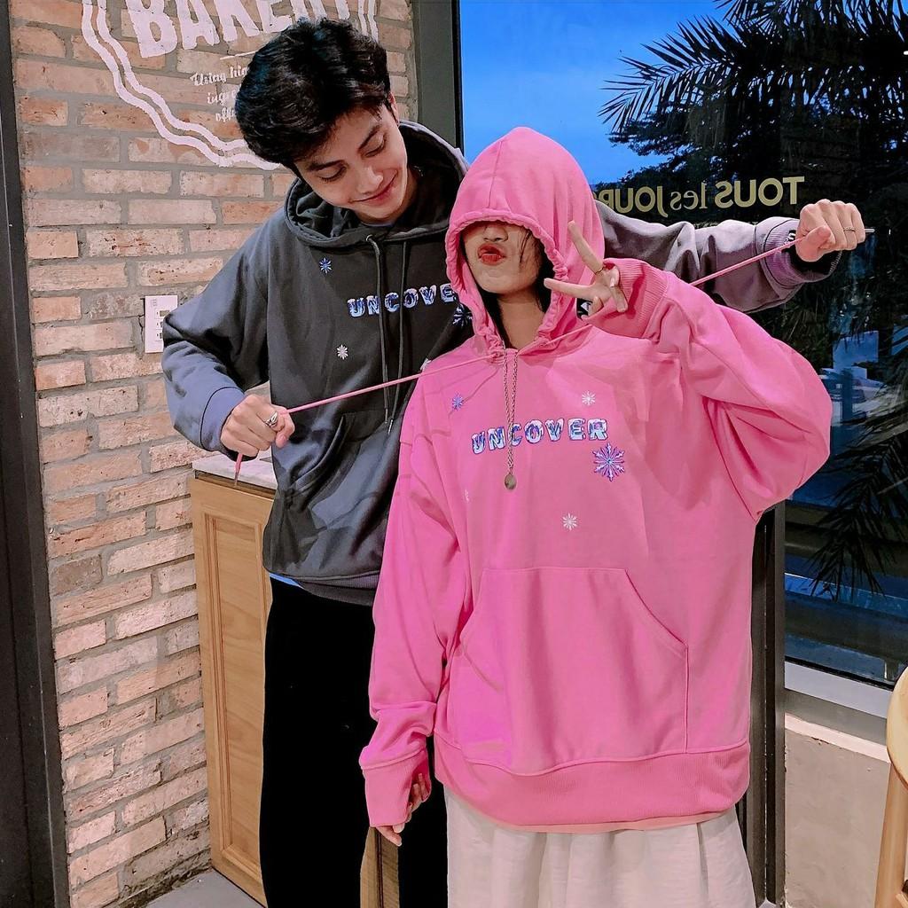 Áo Hoodie Tỏ Tình UNCOVER SICI Form Rộng Unisex (Ảnh Thật