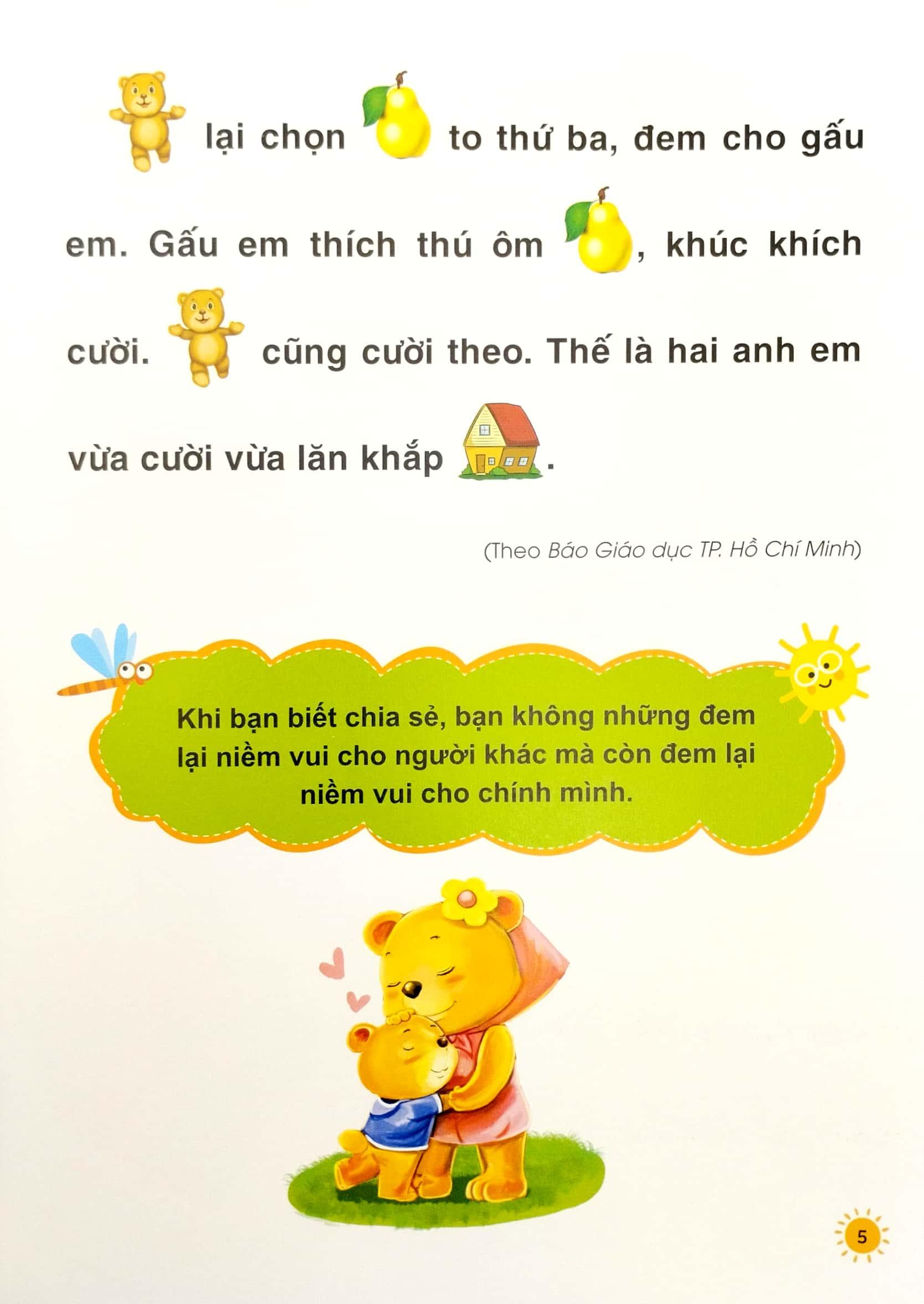 Truyện Tranh Tư Duy Cho Bé - Song Ngữ Việt-Anh - Yêu Thương Và Chia Sẻ