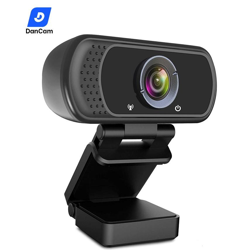 Webcam máy tính FullHD 1080p siêu nét tích hợp mic chống ồn bảo hành 12 tháng