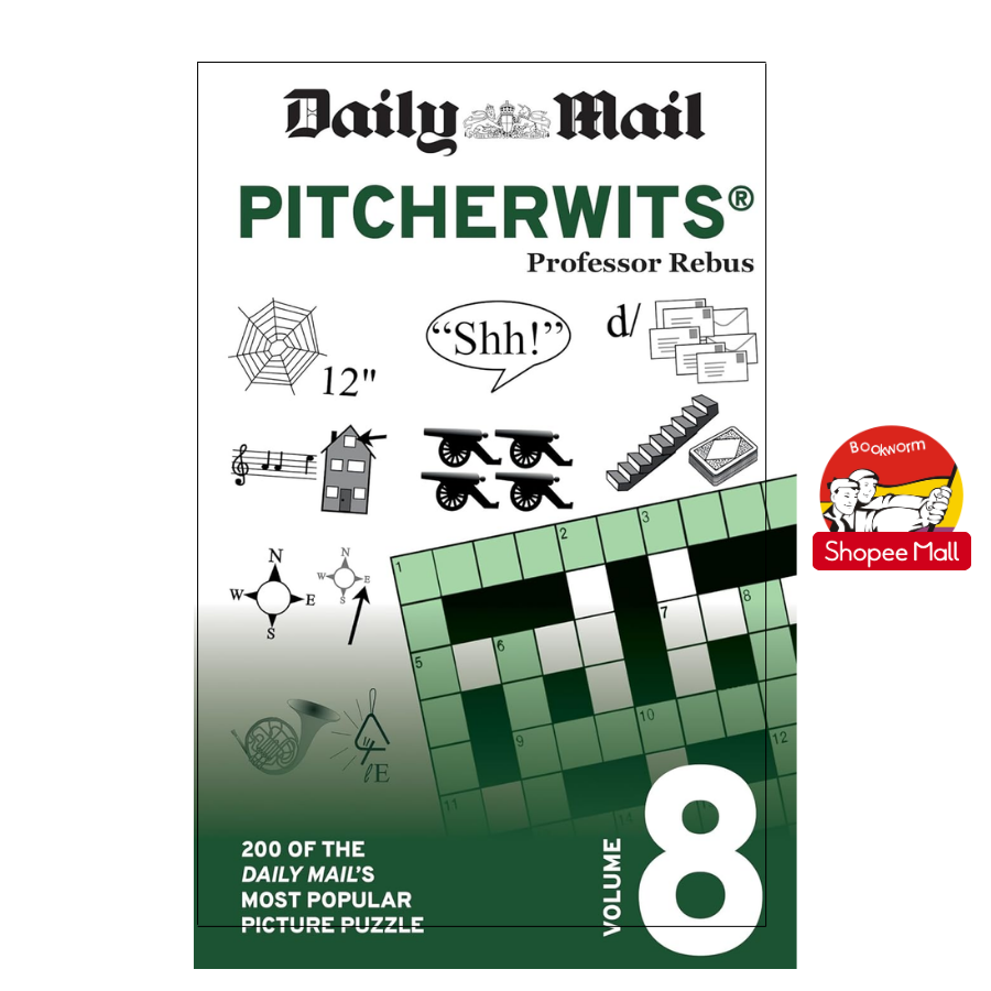 Sách - Pitcherwits 8 - Picture Puzzle | Games / Ngoại văn Nhập khẩu UK / Trò chơi giải trí