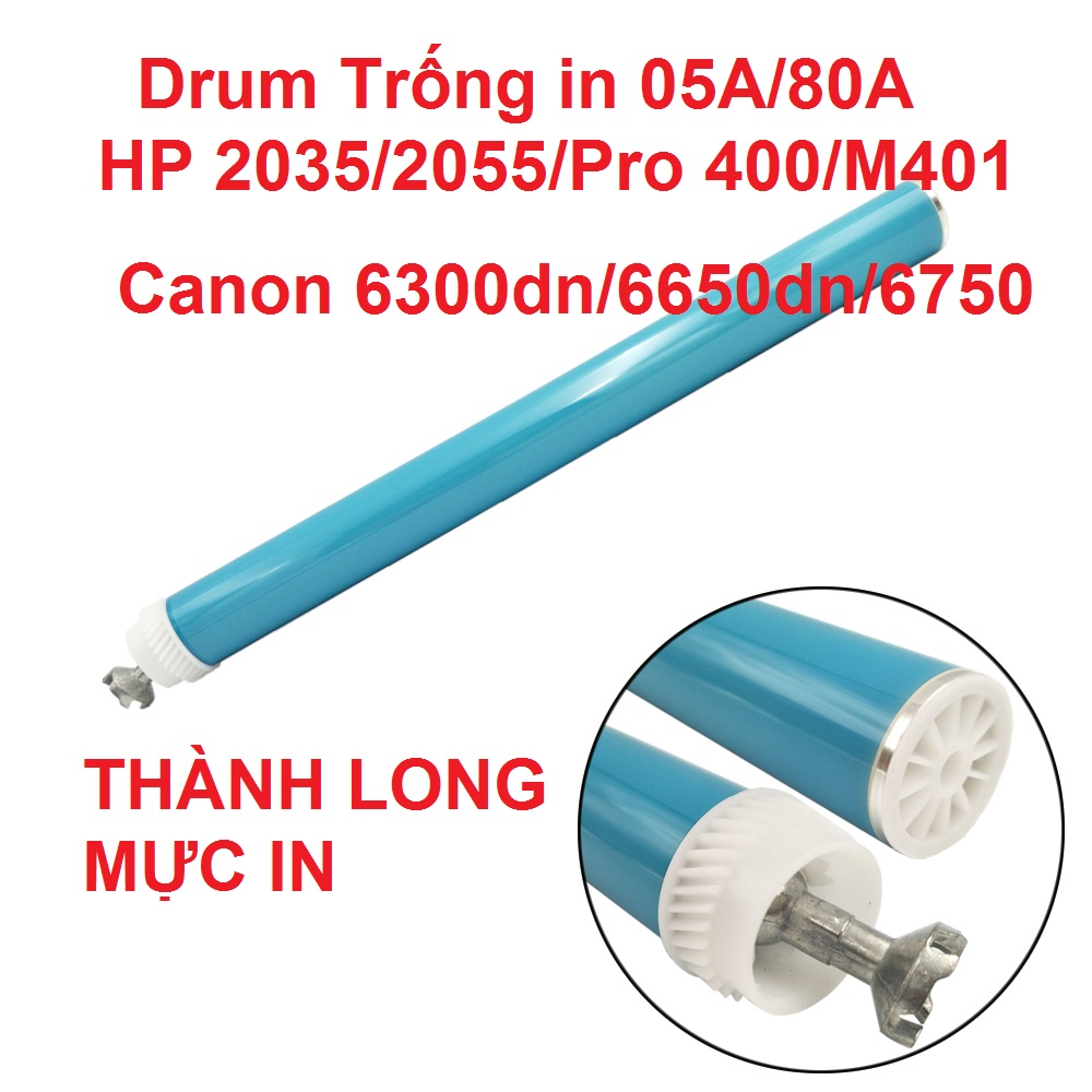 Trống ( Drum ) 05A - dùng cho máy in Canon 251, 252, 253, 411, 5870, 5980, 6300, 6650, 6670, 6680,  HP 400, 401, 425, 2035, 2050, 2055 ( Trống phấn )