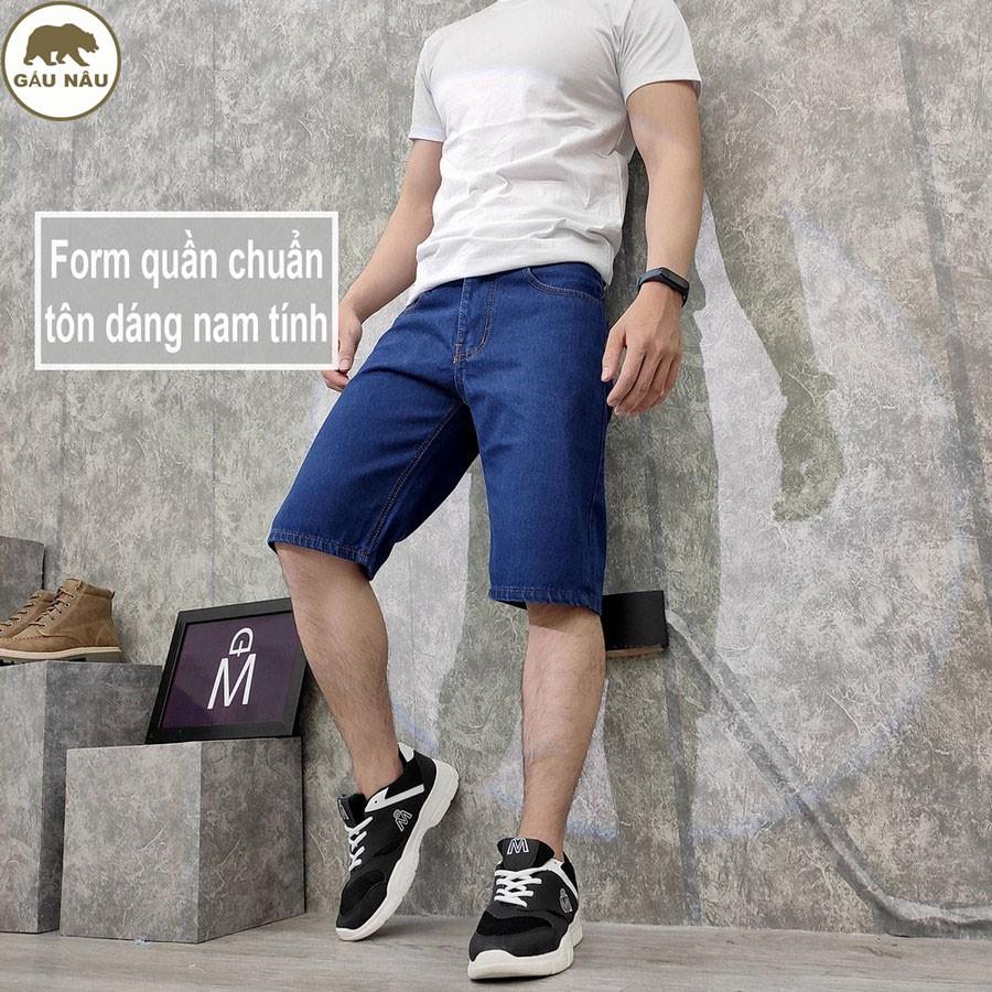 Quần short jean nam GN392 [ có video ] màu chuẩn đẹp Gấu Nâu