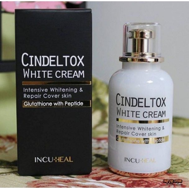 Kem dưỡng trắng da Cindel Tox white cream thể tích 50ml ,giúp trẻ hóa da , tăng độ ẩm ,bổ sung collagen cải thiện làn da lão hóa giúp da sáng hơn