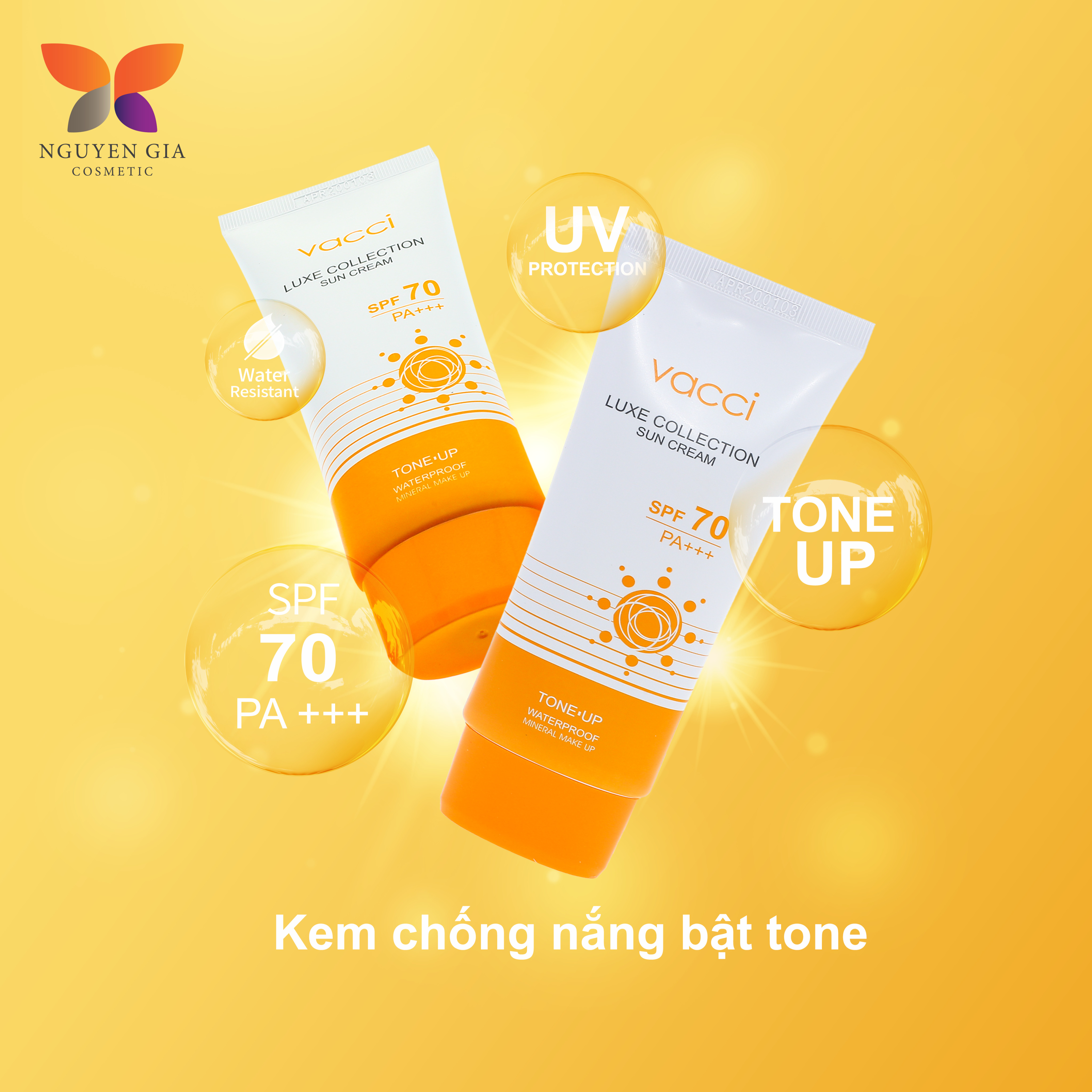 Kem Chống Nắng Sun Cream VACCI