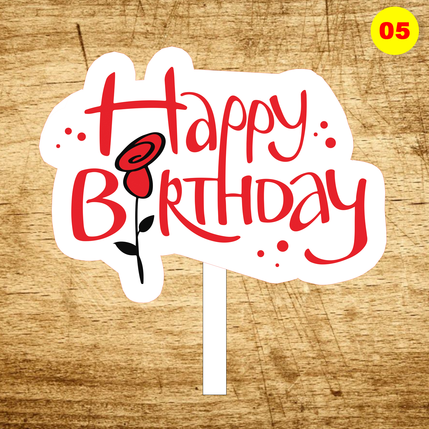 Bảng hashtag sinh nhật MS 05