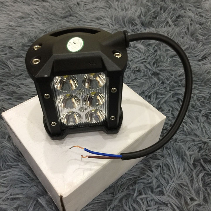 Đèn phụ kiện LED C6 chế độ cho xe máy, ô tô với 2 màu sáng Vàng , Trắng Dùng điện 12V, Công suất 18W - A91 A90