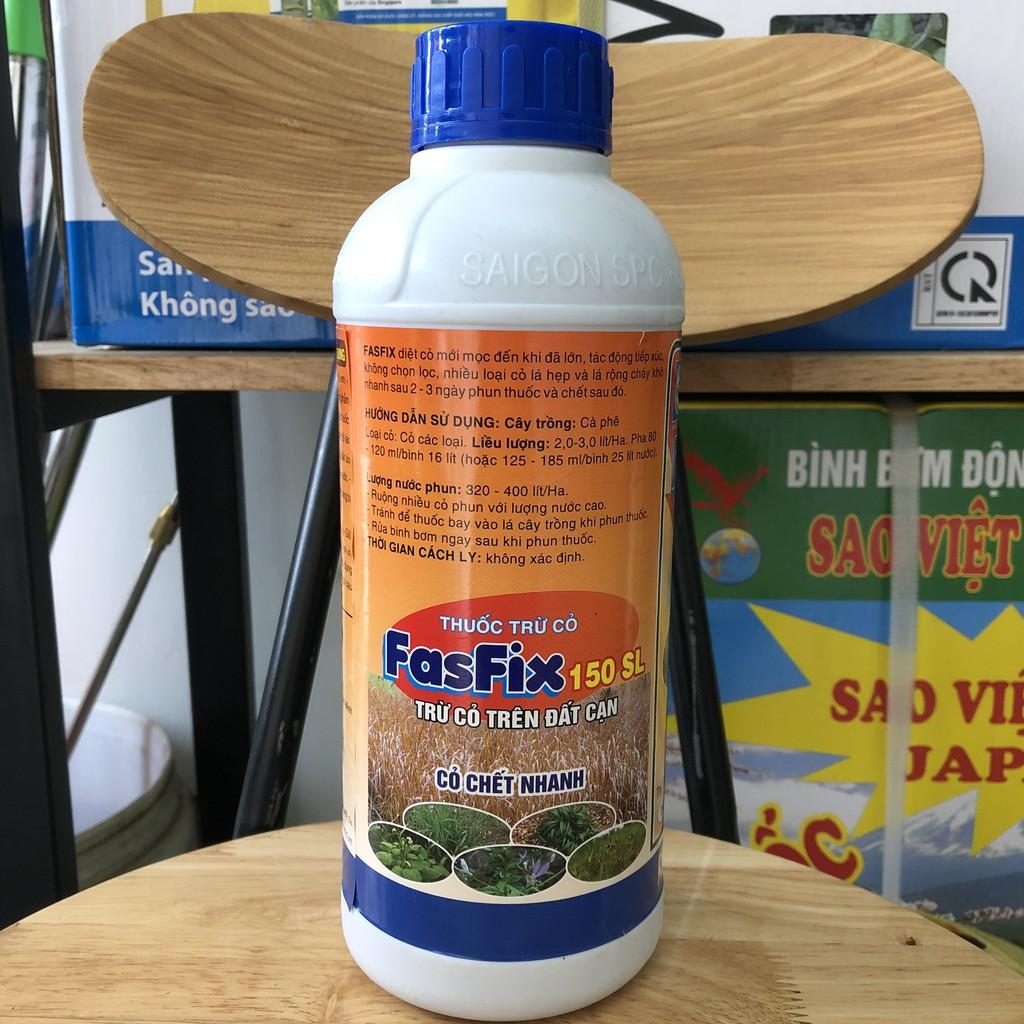 FASFIX 150SL Trừ các loại cỏ trên cạn – Diệt cỏ tận gốc, chai 1 Lít