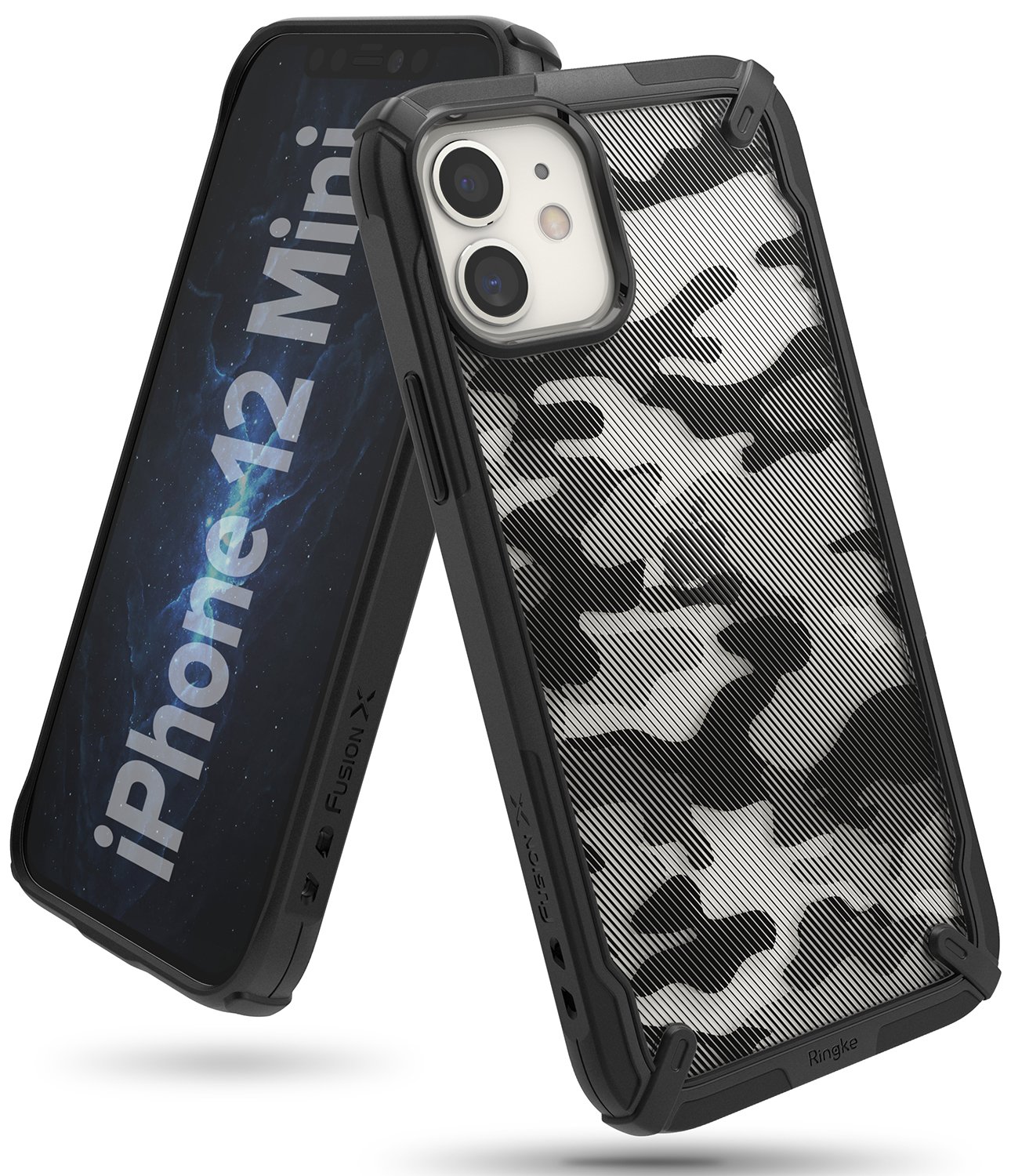 Ốp lưng chống sốc hàng hiệu Ringke Fusion X cho iPhone 12 Series - Hàng nhập khẩu