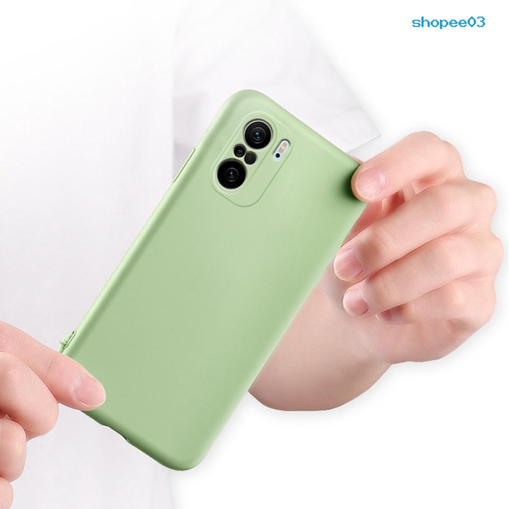 Ốp điện thoại silicon chống trầy bảo vệ toàn diện cho Xiaomi POCO F3 Redmi K40/K40 Pro