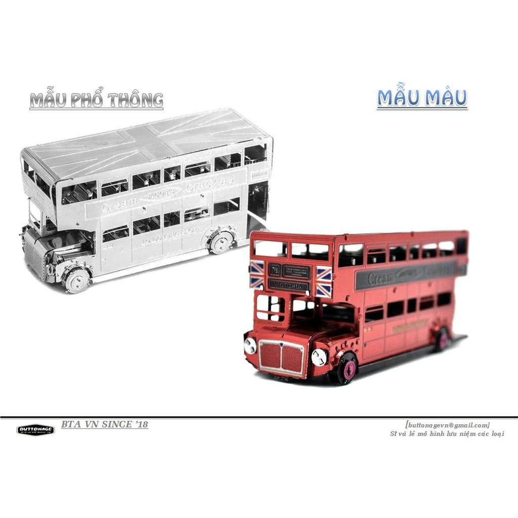 Mô Hình Lắp Ráp 3d Xe Bus 2 tầng - Luân Đôn