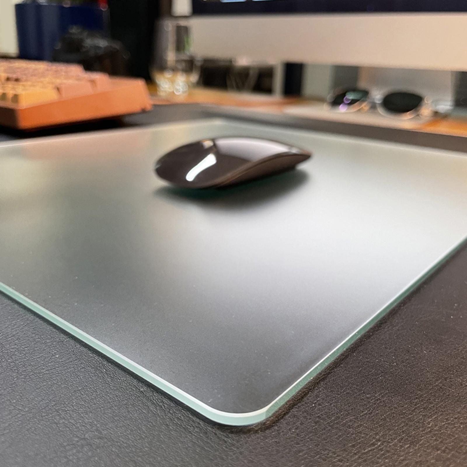 Glass Gaming Mouse Pad and Accurate Mouse Control Mousepad for Office