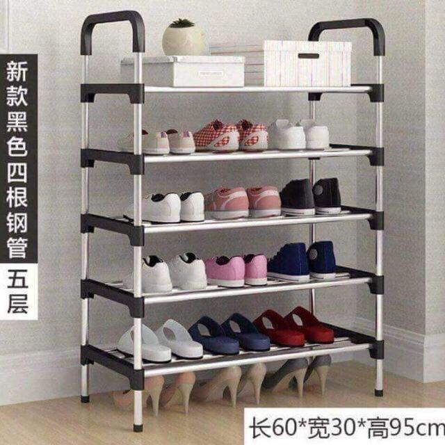 Kệ giày inox 5 tầng cao cấp
