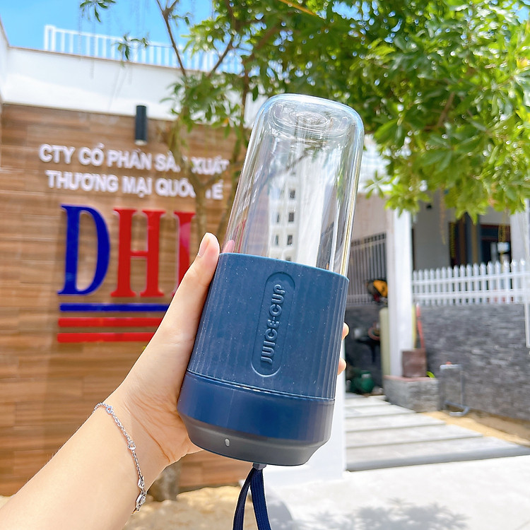 Cốc xay sinh tố cầm tay mini, máy xay sinh tố đa năng JUICE-CUP 4 lưỡi dao hàng chính hãng