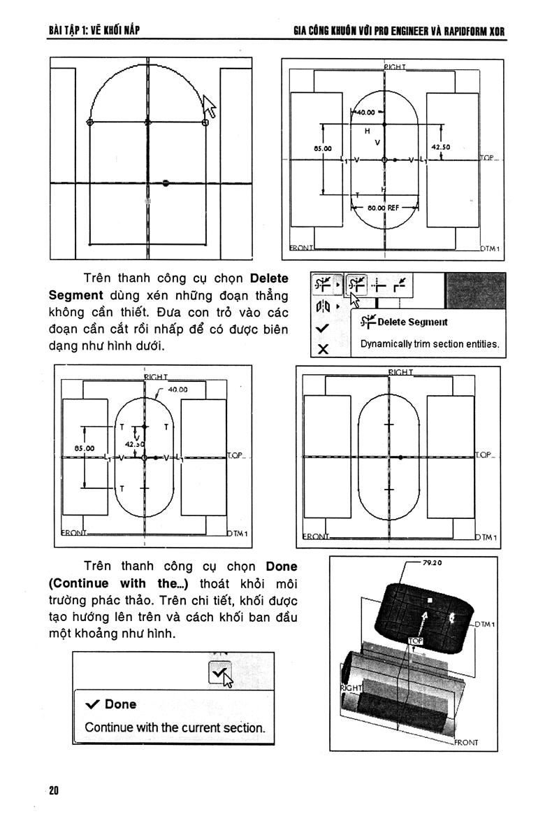 Sách Gia Công Khuôn Với Pro Engineer & Rapidform Xor