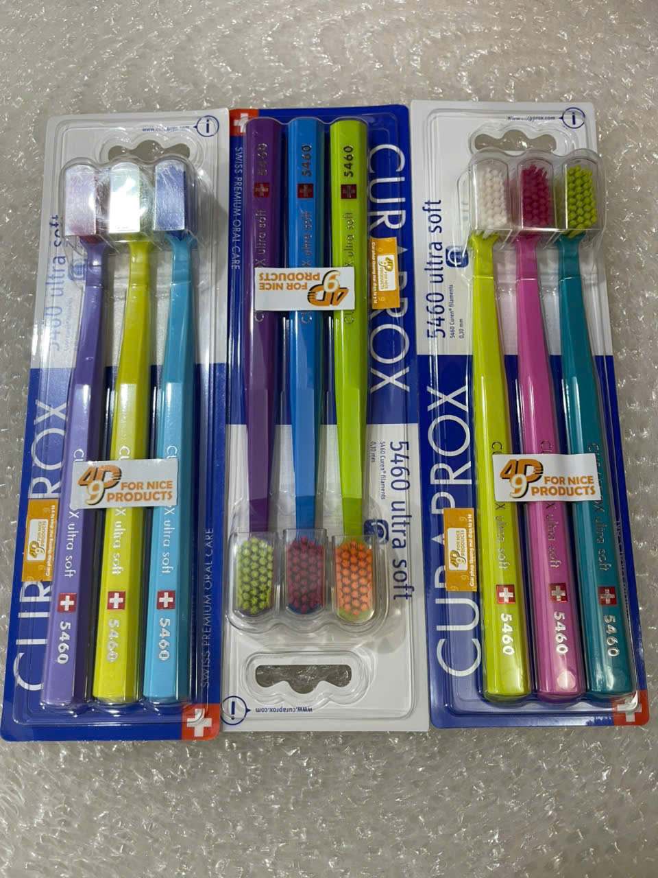Bàn chải đánh răng CS 5460 Ultra Soft Vỉ 3 cây - Curaprox
