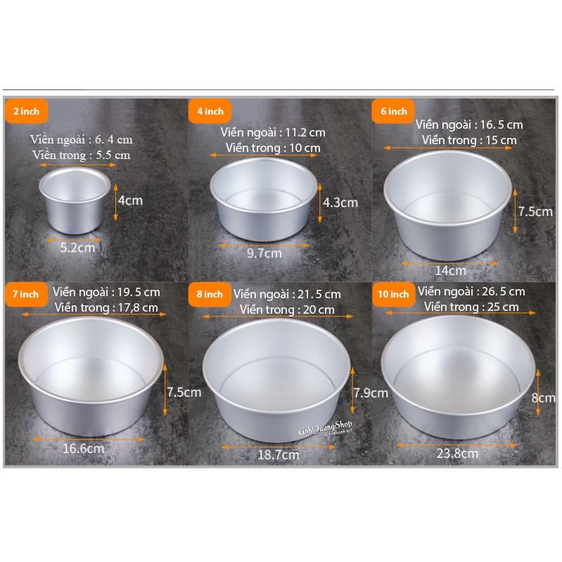 Khuôn bông lan gato tròn đúc đế rời