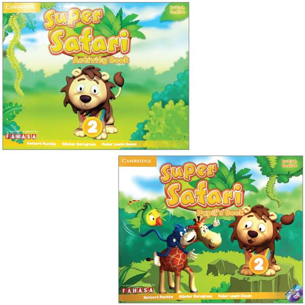 Combo Super Safari Level 2: Pupil's Book with DVD-ROM + Activity Book