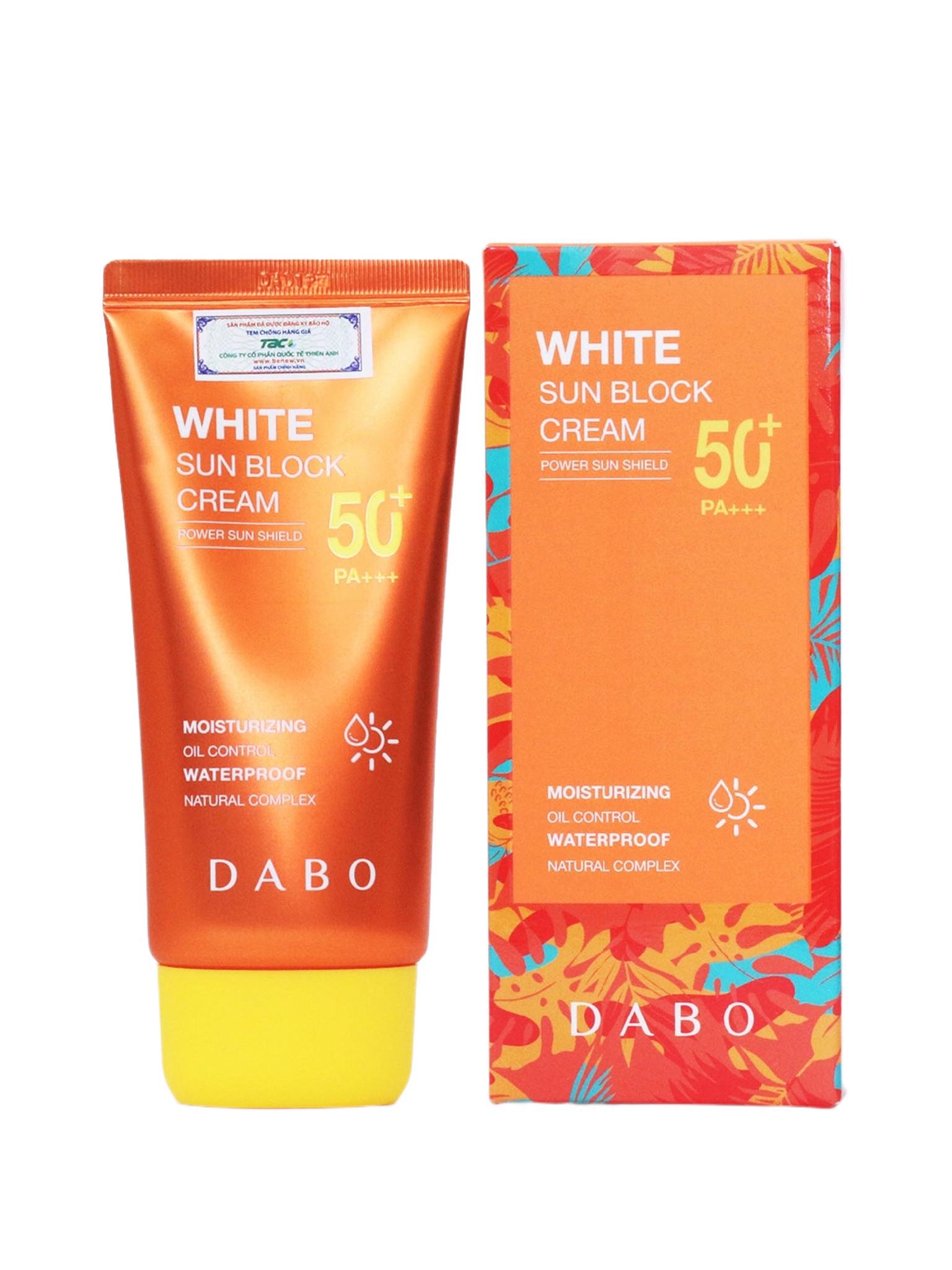 Kem chống nắng Hàn Quốc cao cấp Dabo White Sunblock Cream SPF 50 PA+++ (70ml)