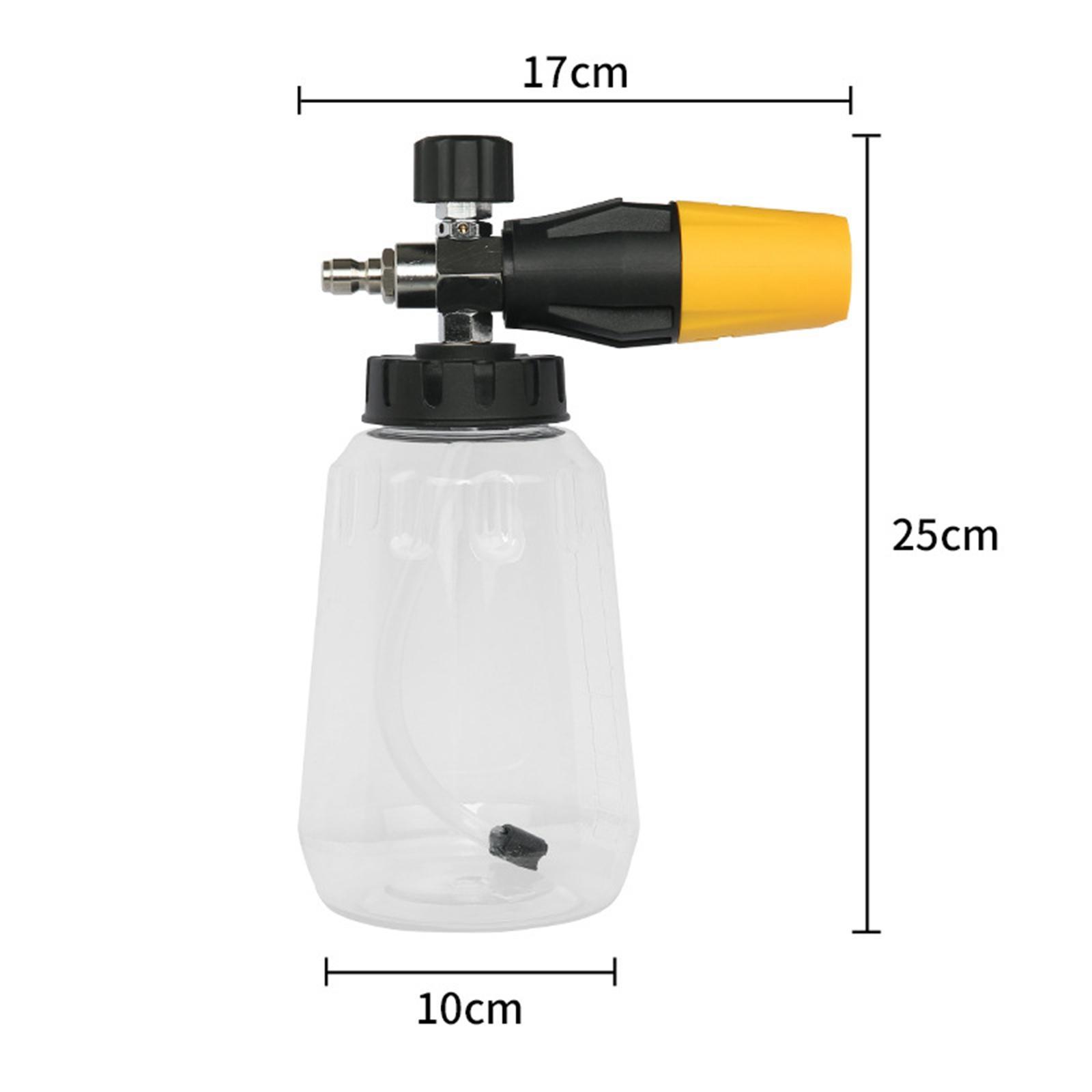 Car Wash Foam Sprayer Adjustable Garden Water Bottle for