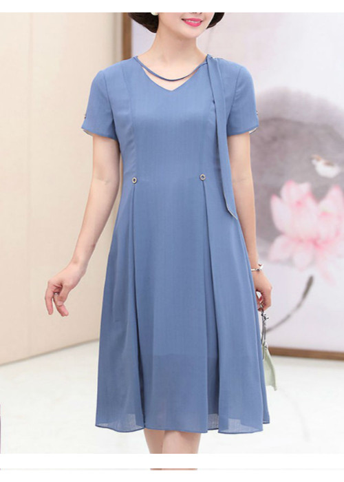 Đầm công sở cổ cách điệu